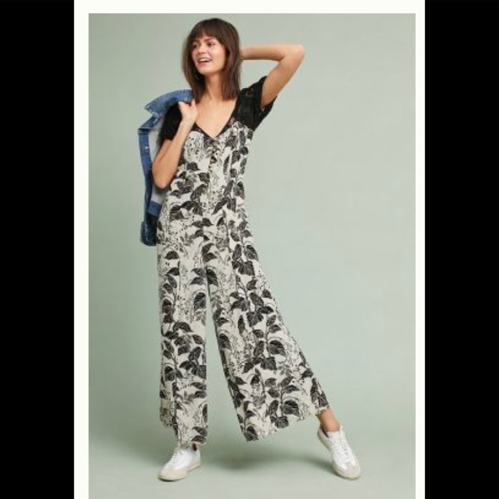 Anthropologie Windsor Lace Jumpsuit